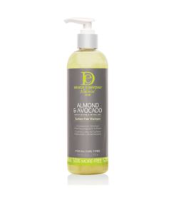 Design Essential ALMOND & AVOCADO MOISTURIZING & DETANGLING SULFATE-FREE SHAMPOO 12 oz