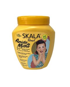 Skala Brasil Amido Milho 2-In-1 Treatment Cream +Leave In 35.2 oz