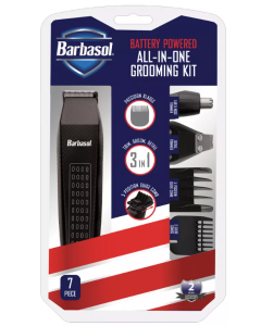 BARBASOL All-In-One Grooming Kit 7PCS CBT1-4500-BLK