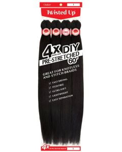 Outre Twisted Up 4X Diy Pre-Stretched Braids 60 "