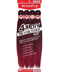 Outre Twisted Up 4X Diy Pre-Stretched Braid 50"