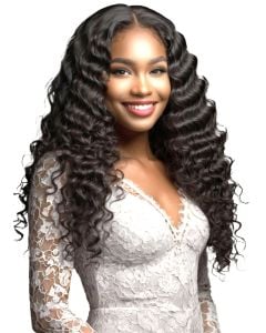 Brio 5X5 Ready To Go Human Hair Deep Wave Glueless Lace Wig