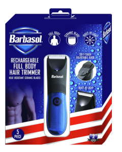 BARBASOL Battery Powered Full Body Hair Trimmer with Blades CBT1-8002-BAT