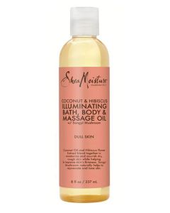 Shea Moisture Coconut & Hibiscus Massage Oil 8 oz