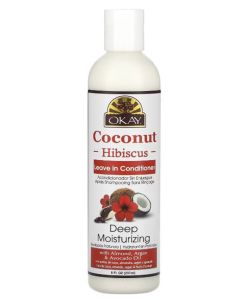 Okay Coconut Hibiscus Leave-In Conditioner Deep Moisturizing 8oz