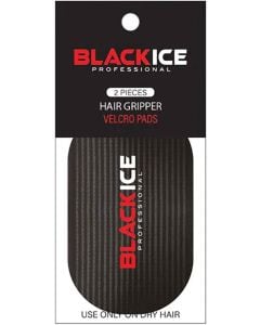 Black Ice Hair Gripper Velcro Pad Black BIC011BLA