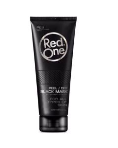 Red One Peel Off Black Mask Increases Vitality Platinum Black Series 125 ml