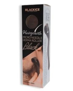 Black Ice Micro Needle Derma Roller Black BIC041BLA5