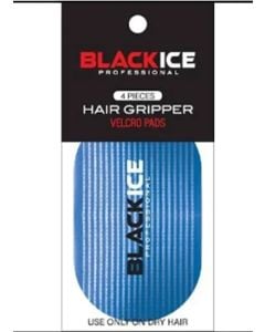 Black Ice Hair Gripper Velcro Pad Blue BIC011BLU