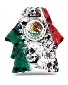 Black Ice Calaveras Barber Cape BVE009CAL