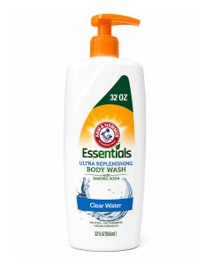 Arm & Hammer Clear Water Essential Ultra Replenishing Body Wash With Baking Soda 32 oz