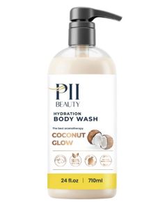 PII Beauty Coconut Glow Hydration Body Wash 24 oz