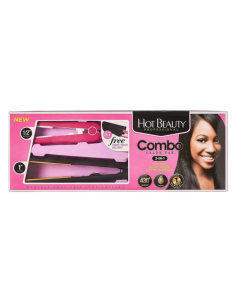 HOT BEAUTY professional combo mini flat iron HFID01N