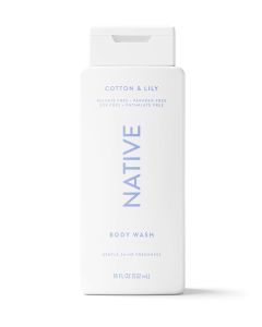 Native Cotton & Lily Body Wash 18 oz