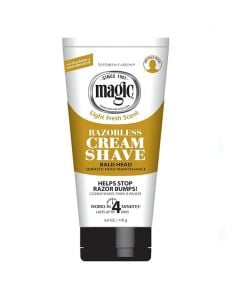 MAGIC Razor less Cream Shave Bald Head 6 oz CR21