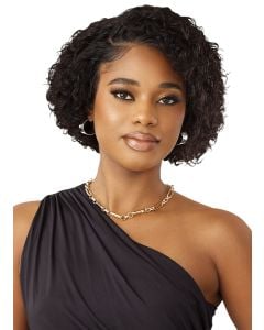 Outre 13X4 Human Hair Virgin Deep Bob Glueless Lace Frontal Wig
