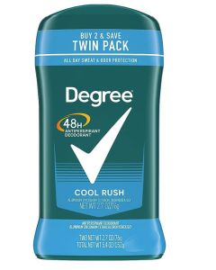 Degree 48H Antiperspirant Deodorant Cool Rush Twin Pack 2.7oz Each