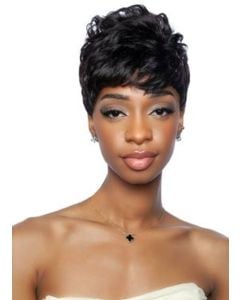 Trill Edge Pixie Cut Human Hair Full Wig