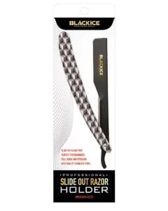 Black Ice Slide Out Razor Holder Geometric BIC602-GEO
