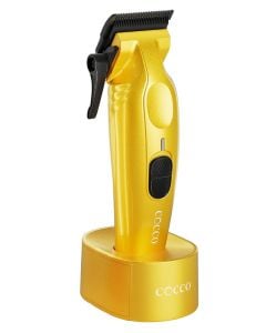 Cocco Hyper Veloce Pro Performance Cordless Brushless Hair Clipper- Yellow CHVPC - YELLOW