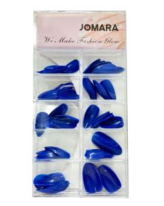 Jomara Blue Almond Full Cover Nail Tip  JMR-80743