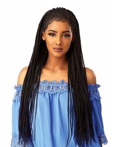 Sensationnel Cloud9 13X5 Braided Wig - Side Part Cornrow