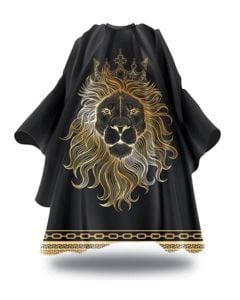 Black Ice Live Like A King Barber Cape BVE009LIO