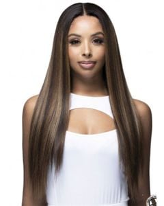 Bobbi Boss Lou 13X4 Glueless Human Hair Lace Wig MBLF404