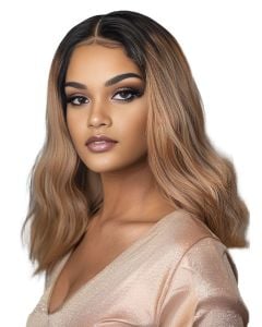 Brio By Jomara 4X4 HD Lucylu Body wave Lace Wig 18"