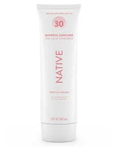 Native Mineral Suncare Sunscreen SPF 30 Tropical Breeze 5 oz
