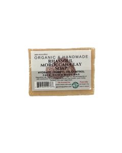 Beauty Organic Rhassoul Moroccan Clay Soap 5 oz