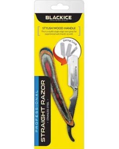 Black Ice Multi Wood Straight Razor BIR001