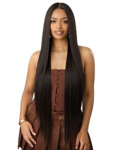 Outre Perfect Hairline Nueblend 13X6 Human Hair Straight Glueless Lace Wig 40"