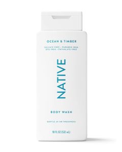 Native Ocean & Timber Body Wash 18 oz
