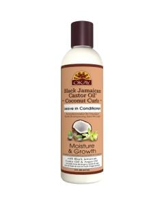 Okay Black Jamaican Castor Oil Coconut Curls Leave-In Conditioner 8 oz