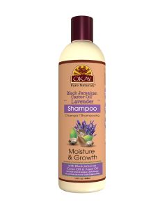 Okay Black Jamaican Castor Oil Lavender Shampoo 12 oz