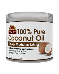 Okay Pure Coconut Oil Deep Moisturizing 6 oz