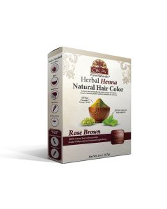 Okay Herbal Henna Natural Hair Color Rose Brown 2 oz