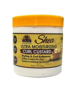 Okay Shea Ultra Moisturizing Curl Custard Styling & Curl Enhancer 17 oz