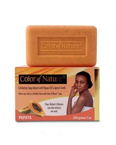 Color of Nature Papaya Soap 7 oz