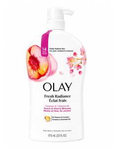 Olay Fresh Radiance Peach & Cherry Blossom Body Wash 33 oz