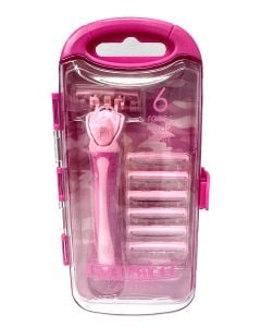 Hollywood Razor 3 Blade Head -Pink