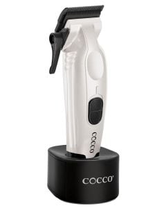 Cocco Veloce Pro High Performance Cordless Brushless Hair Clipper-Pearl White CVPC - PEARL WHITE