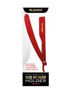 Black Ice Slide Out Razor Holder Red BIC602-RED