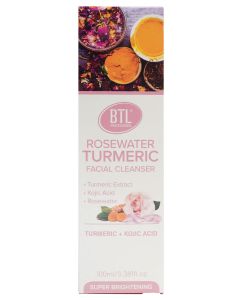 BTL Rosewater Turmeric Facial Cleanser 3.38 oz