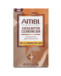 Ambi Cocoa Butter Cleansing Soap Bar For Dry & Combination Skin 3.5oz