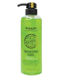 Black Ice Shaving Gel With Aloe Vera 16.9 oz BBC009