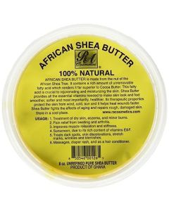 RA Cosmetics African Shea Butter Solid 100% Natural 8oz