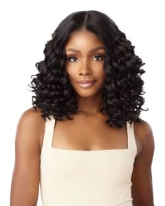Sensationnel Y-Part Kinky Spiral Curl 14" Glueless Lace Wig