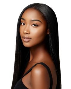 HD Transparent 13X4 Lace Frontal 100% Human Hair Wig Straight by Brio By Jomara